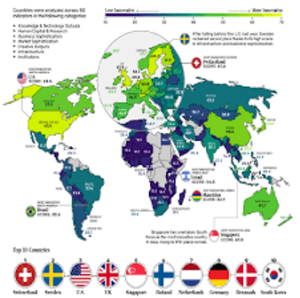 Global innovation map